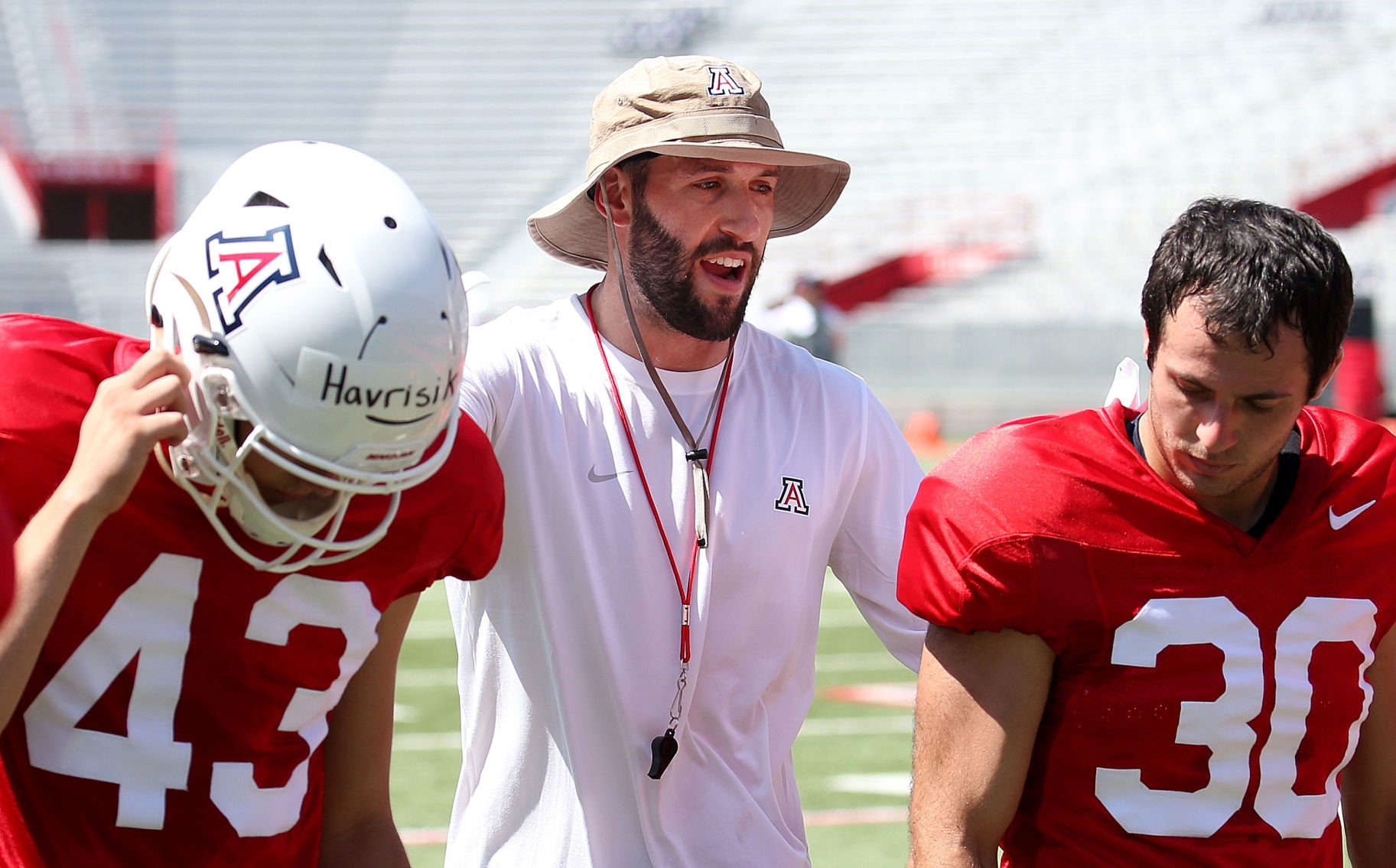 Arizona Wildcats football practice (copy)